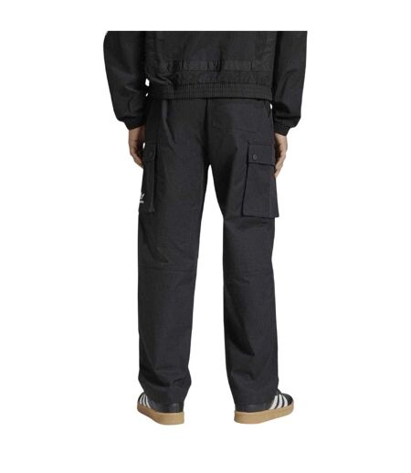 Pantalon À Poches Motif/style Texte Homme Noir Adidas