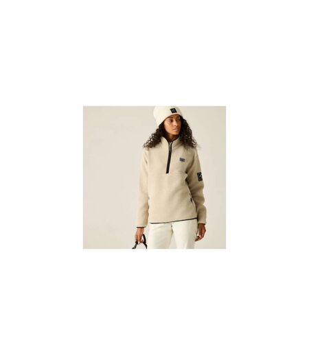 Haut Polaire À Col Montant Zippé Slide Out Femme Blanc Cassé Dare 2B
