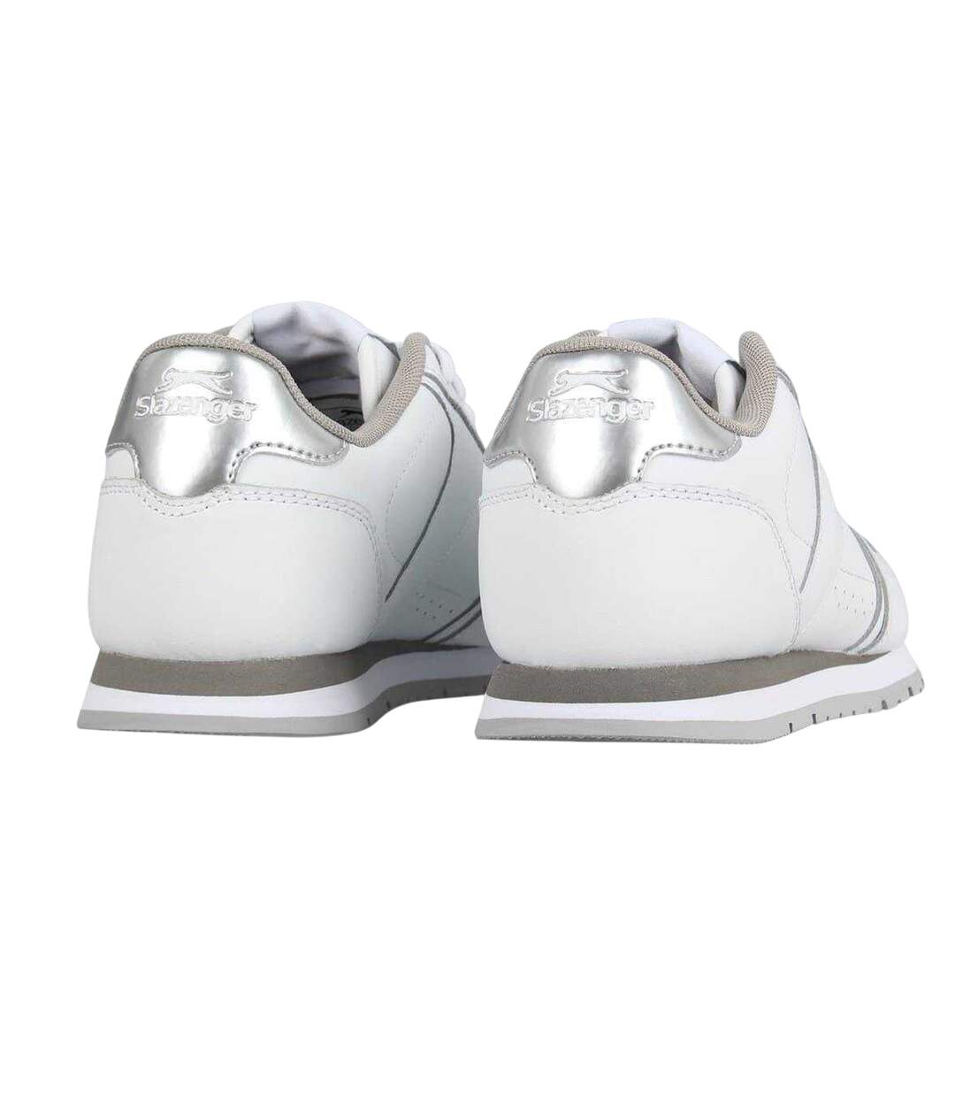 Baskets Femme Blanc Argenté Slazenger-2