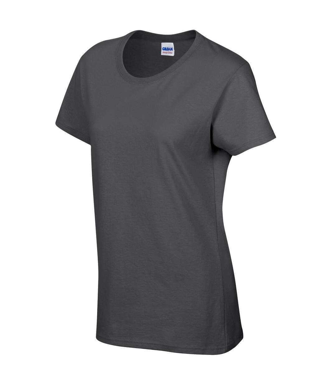 T-shirt femme gris foncé chiné Gildan