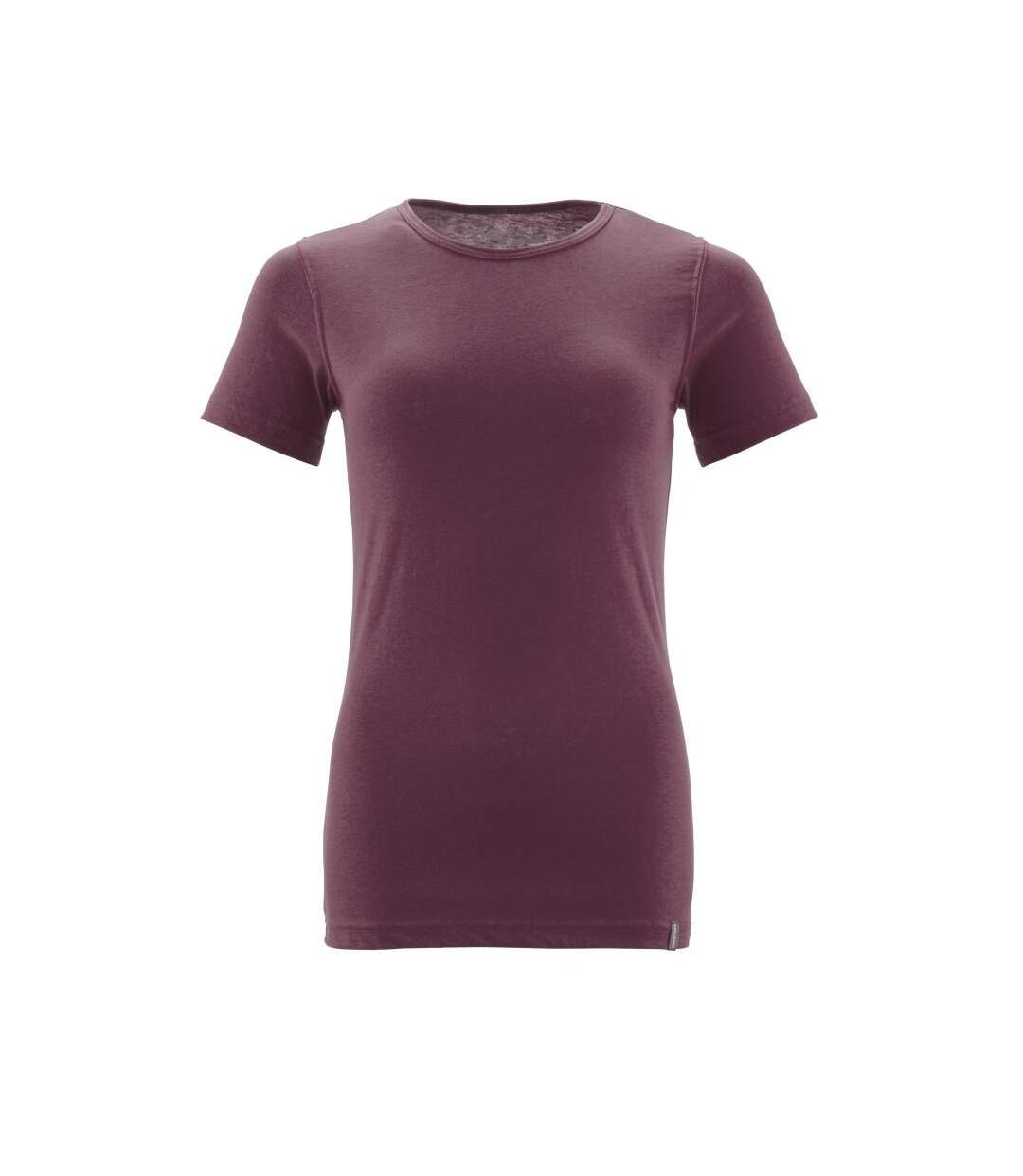 Womens/ladies Crossover T-shirt Bordeaux Mascot-1