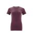 Womens/ladies Crossover T-shirt Bordeaux Mascot-1