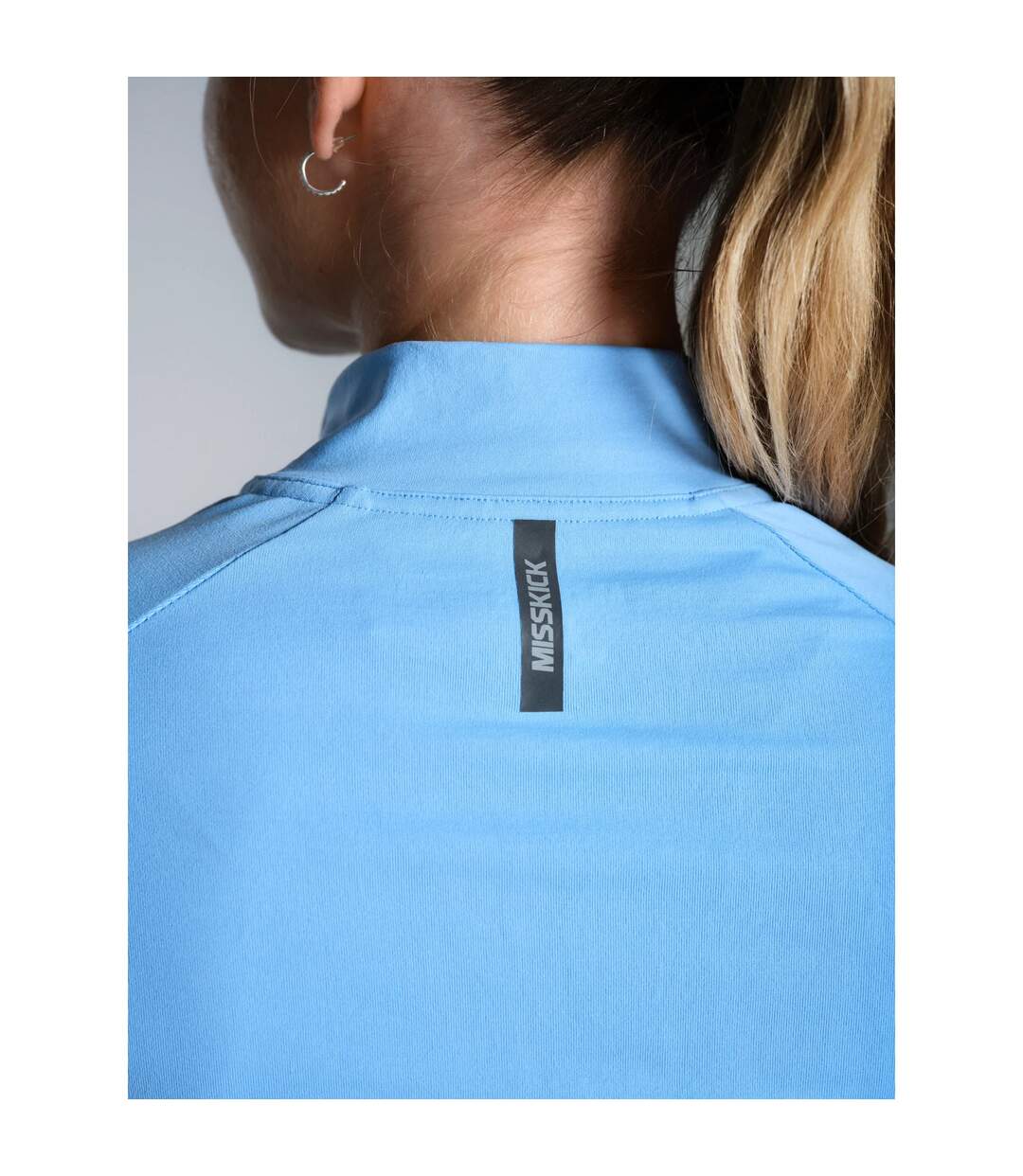 Womens/ladies Vittoria Seamless Jacket Blue Miss Kick-3