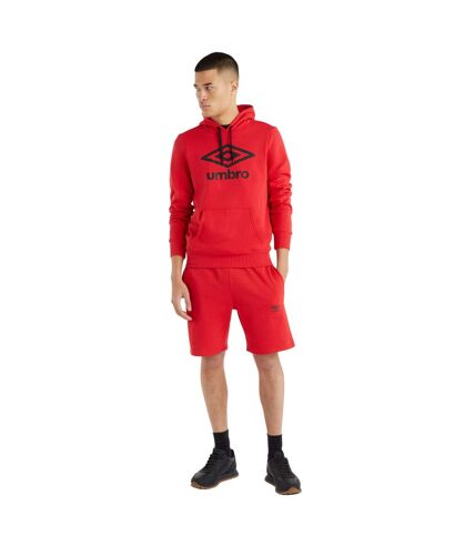 Mens logo hoodie vermillion Umbro