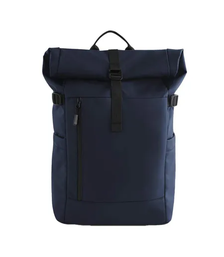 Everyday Roll Up Backpack One Size Navy Bagbase