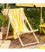 Serviette de Plage Avec Sac Intégré Poolside 70x150cm Jaune-2