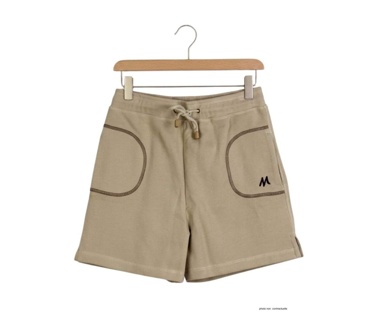 Short de sport en molleton femme sable MAYFLOWER SE9039S : la fraîcheur et la légèreté pour l'été-2