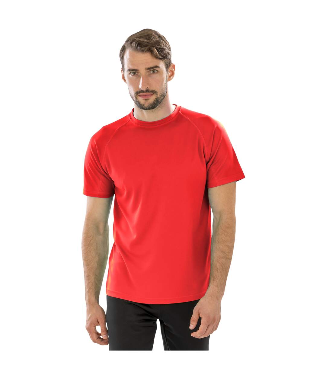 Spiro Mens Aircool T-Shirt (Red) - UTPC3166