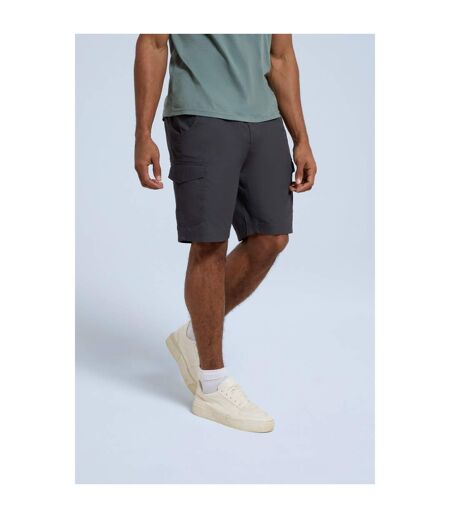 Mens atlantis organic cargo shorts charcoal Animal