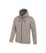 Mens Nevis Fleece Full Zip Hoodie Beige Mountain Warehouse-4