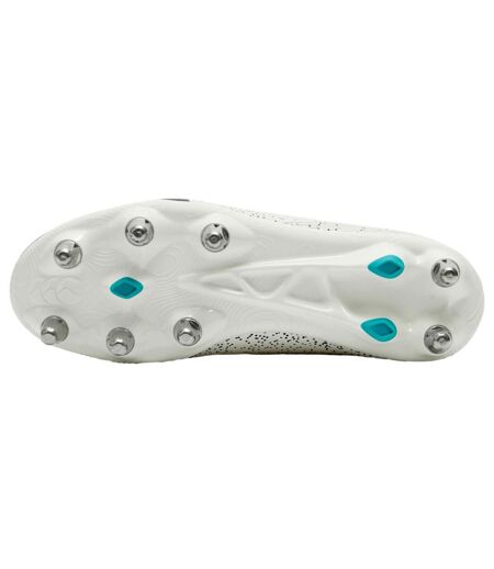 Mens Stampede Groundbreak Pro Soft Ground Rugby Boots White Canterbury