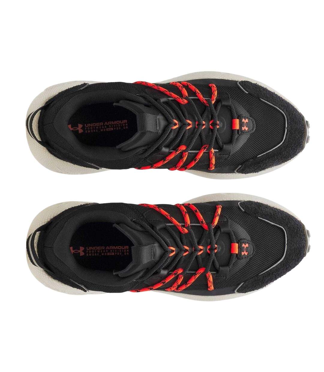 Womens/ladies Fat Tire Venture Trainers Black Under Armour-3