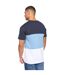 T-shirt Henpanel Homme Bleu Marine Henleys-2