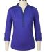 Tee-shirt MAYFLOWER DIMAGO5 manches longues : le chic du bleu bi-matière-3