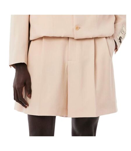 Short beige homme lacoste runway