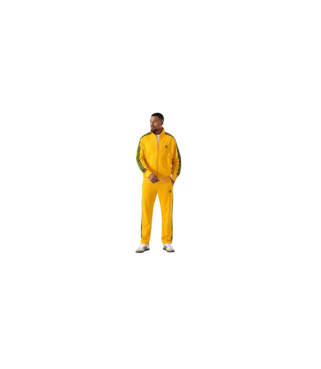 Haut De Survêtement Motif/style Rayure Latérale Classics Homme Jaune Adidas-1
