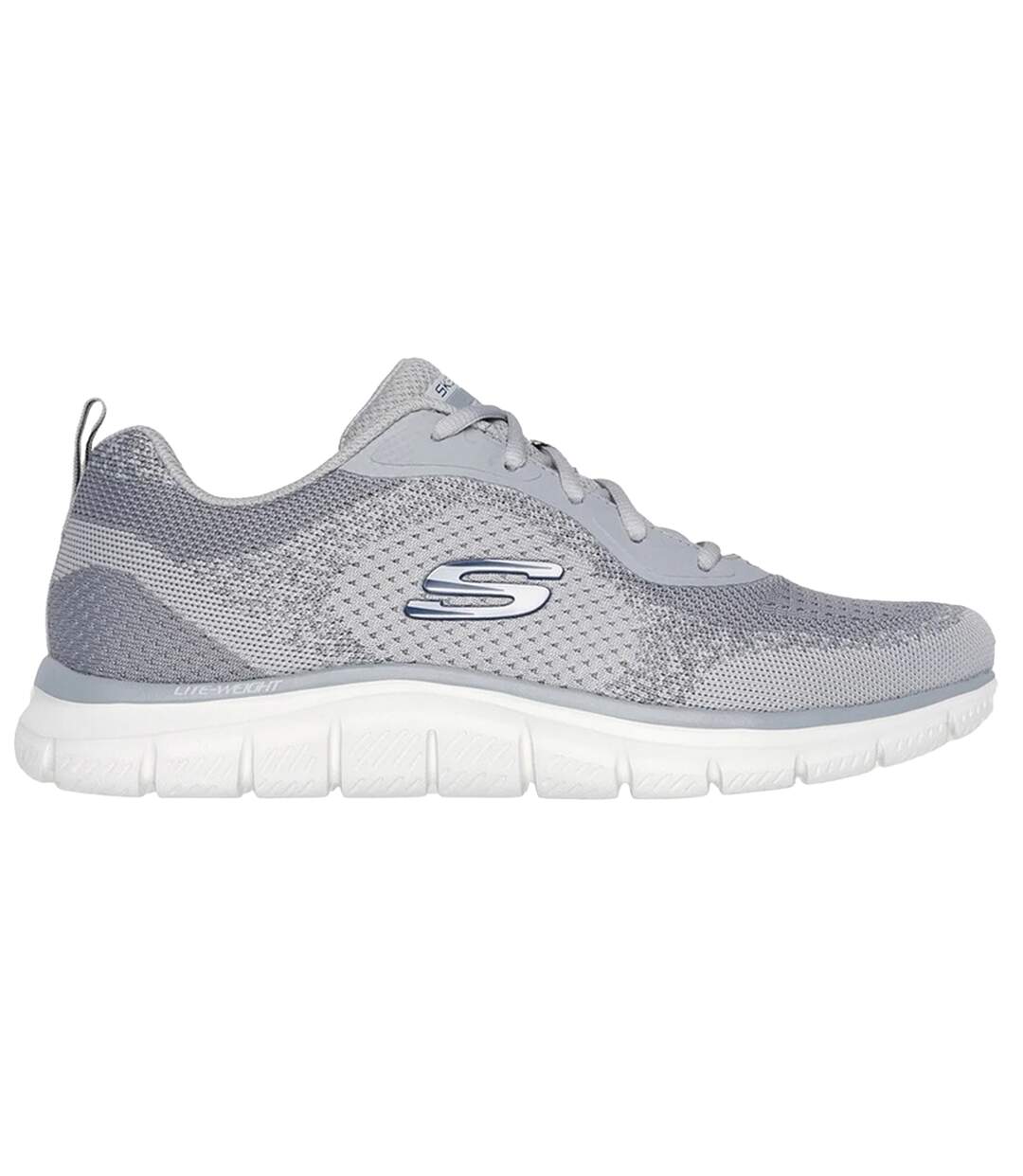 Mens Track Glendor Trainers Grey Skechers-2