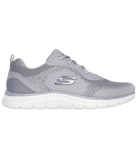 Mens Track Glendor Trainers Grey Skechers