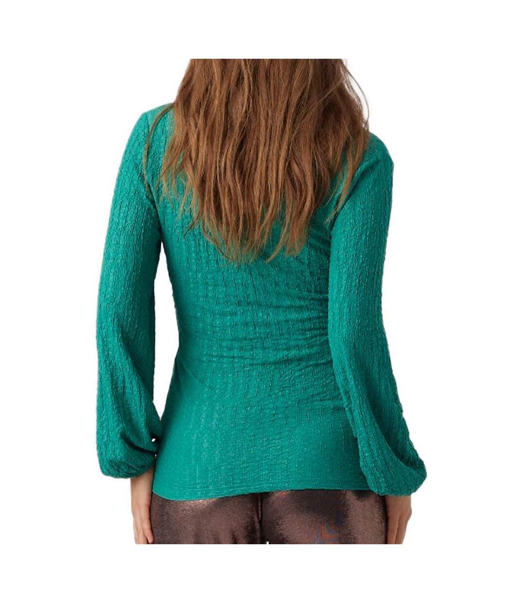 T-Shirt manches longues de grossesse vert femme mamalicious alhambra-2