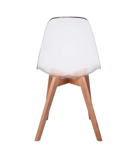 Chaise scandinave transparente - H.86 cm