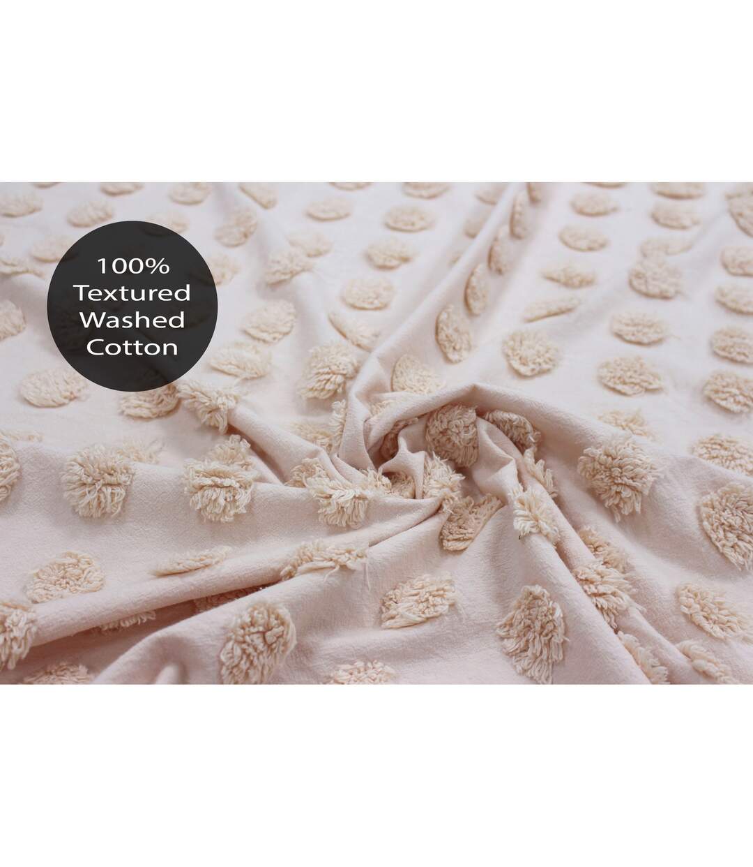 Haze duvet cover set peach Linen House-3