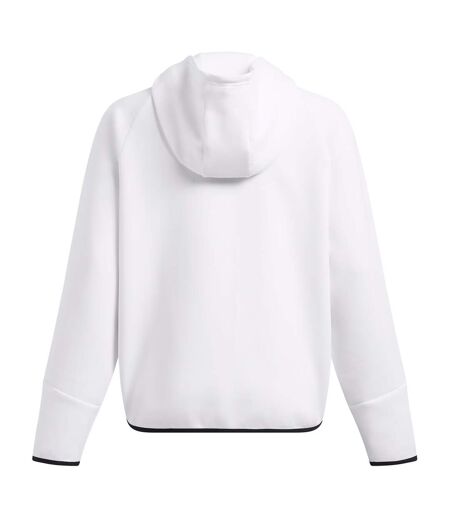 Womens/ladies Unstoppable Two Tone Sweat Jacket White Under Armour