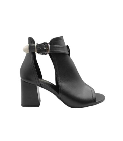 Sandales Larges lisa femme noir Where´s That From