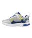 Childrens/kids Go 2.0 Light Up Trainers Silver Blue Slazenger-2