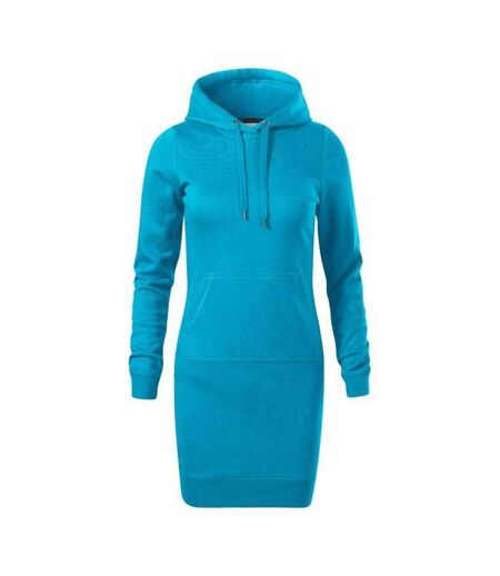 Robe À Capuche Snap Femme Bleu Malfini