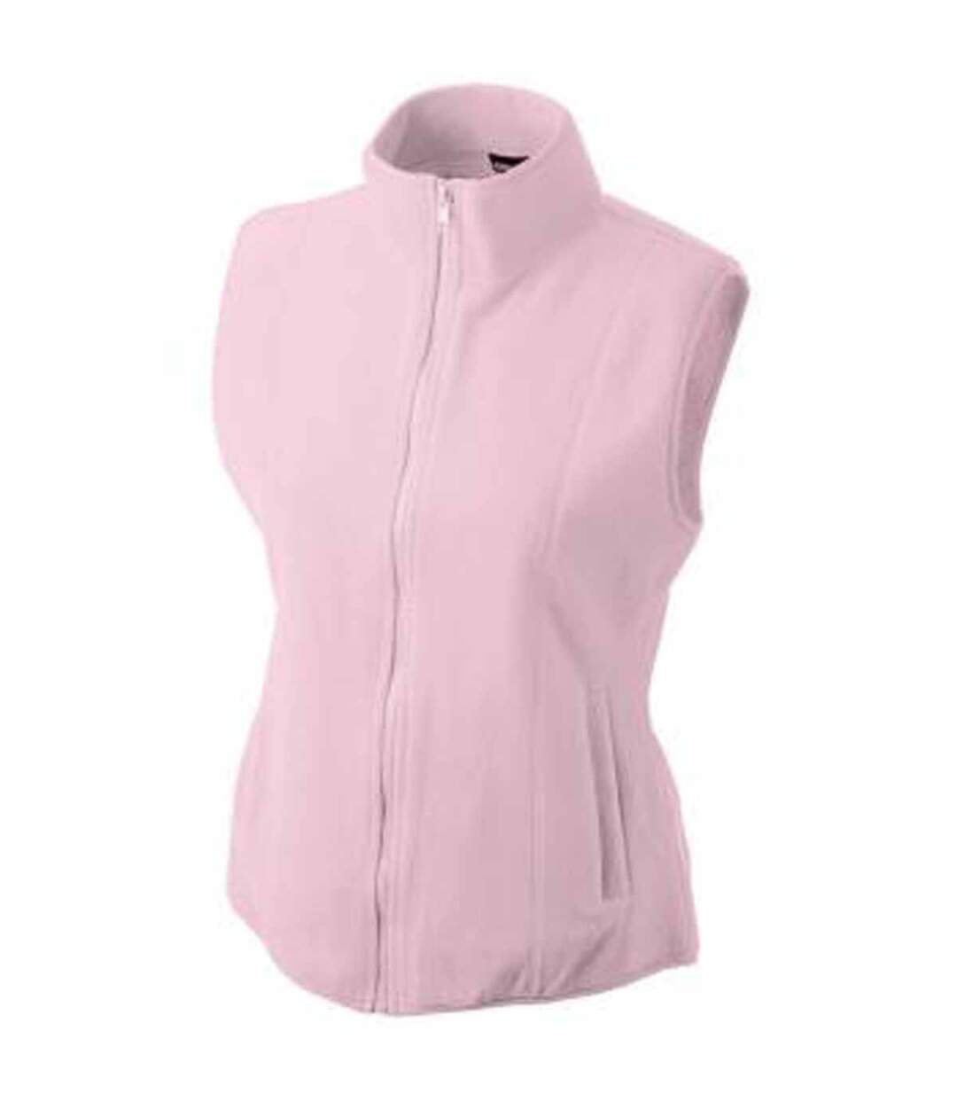 Gilet sans manches bodywarmer polaire femme - JN048 - rose clair-1