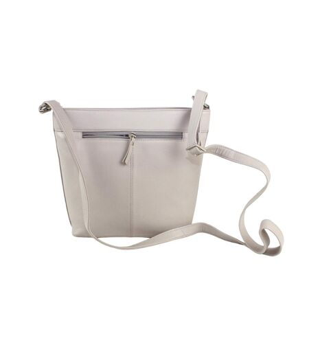 Sac Bandoulière Caitlin Taille Unique Blanc Cassé Rouge Eastern Counties Leather