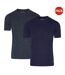 Pack Of 2  Mens Short-sleeved T-shirt  Charcoal Navy Reebok-1