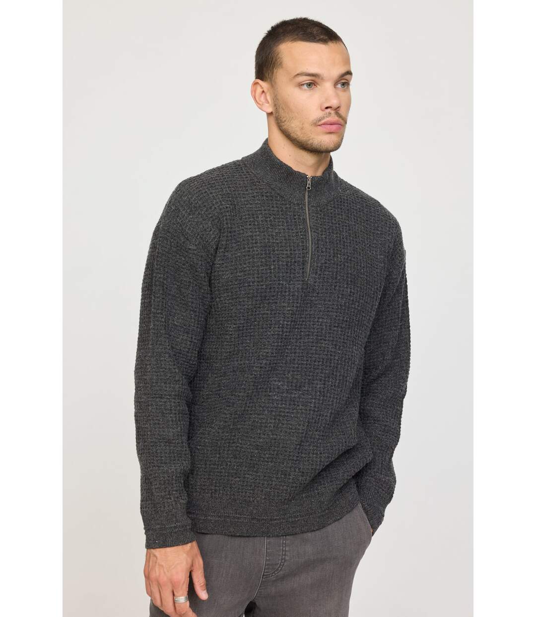 Pull Crily Anthracite chiné-1