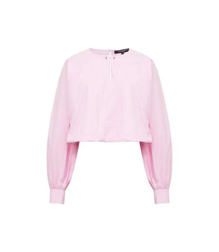 Blouse Manches Bouffantes Cambria Femme Rose Chewing-gum French Connection