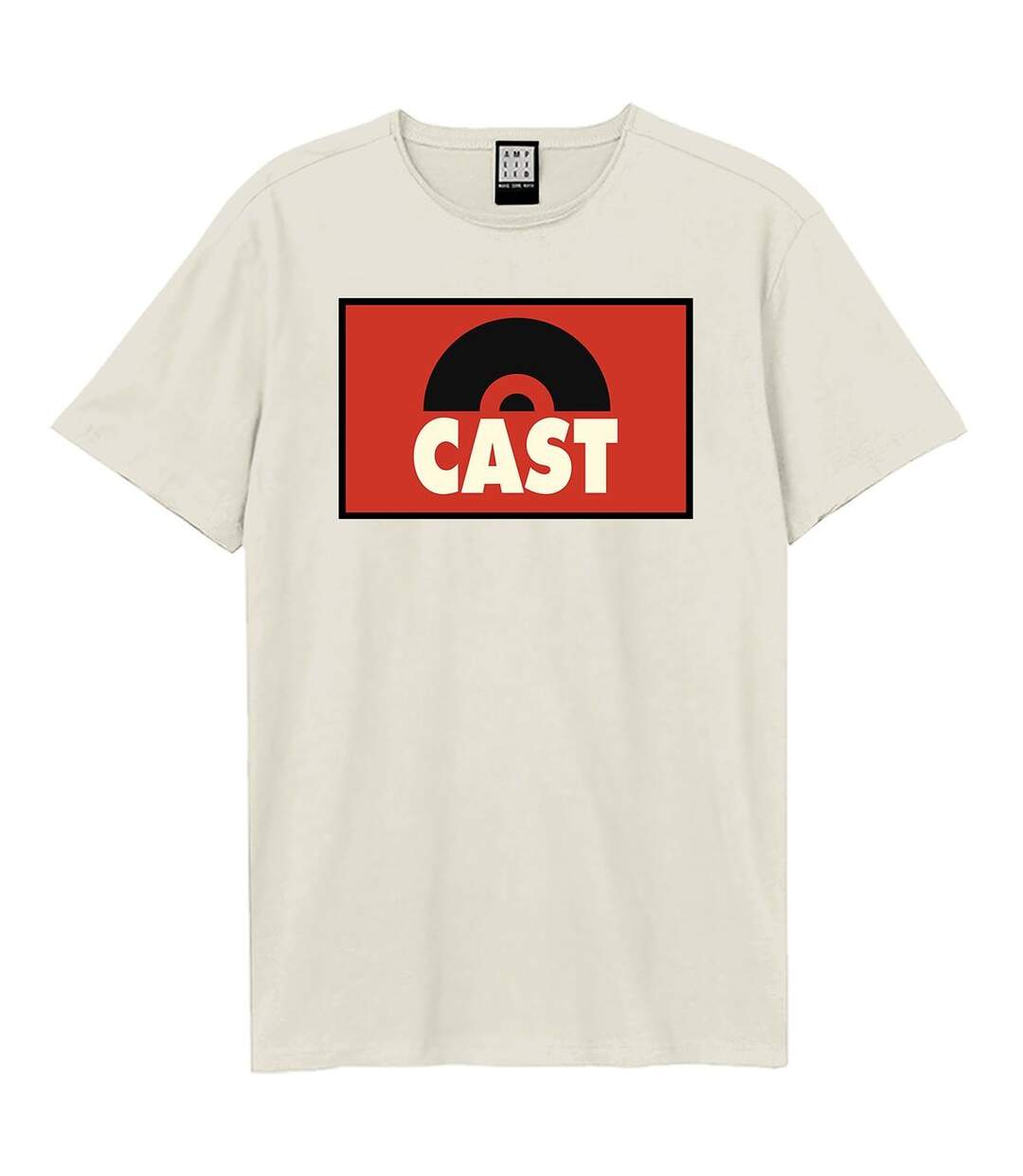 T-shirt Motif/style Acteurs Square Logo Adulte Vieux Blanc Amplified-1