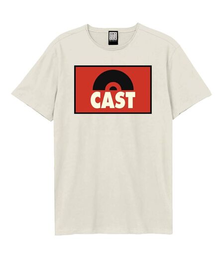 T-shirt Motif/style Acteurs Square Logo Adulte Vieux Blanc Amplified