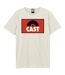 T-shirt Motif/style Acteurs Square Logo Adulte Vieux Blanc Amplified-1