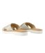 Womens/ladies Mae Crossover Vegan Sandals Champagne Toms-2