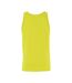 Canvas Adults Unisex Jersey Sleeveless Tank Top (Neon Yellow) - UTBC1335