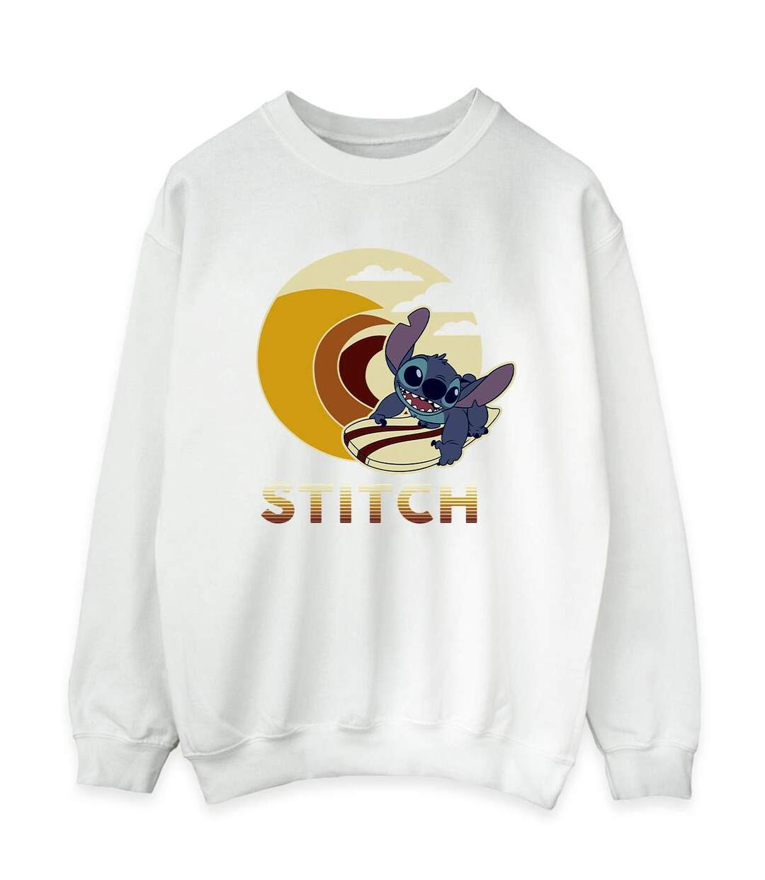 Disney Sweat Womens/Ladies Lilo & Stitch Summer Waves (Blanc) - UTBI22608-1