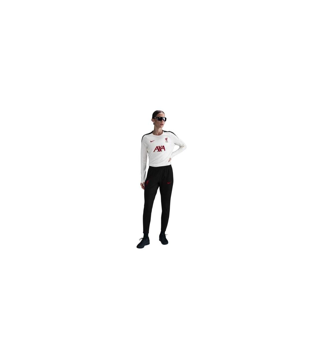 Pantalon De Survêtement Motif/style Liverpool Fc 2025/2026 Femme Noir Rouge Nike-1