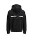 Veste À Capuche Motif/style Imprimé Graphique Homme Noir Jack And Jones-2