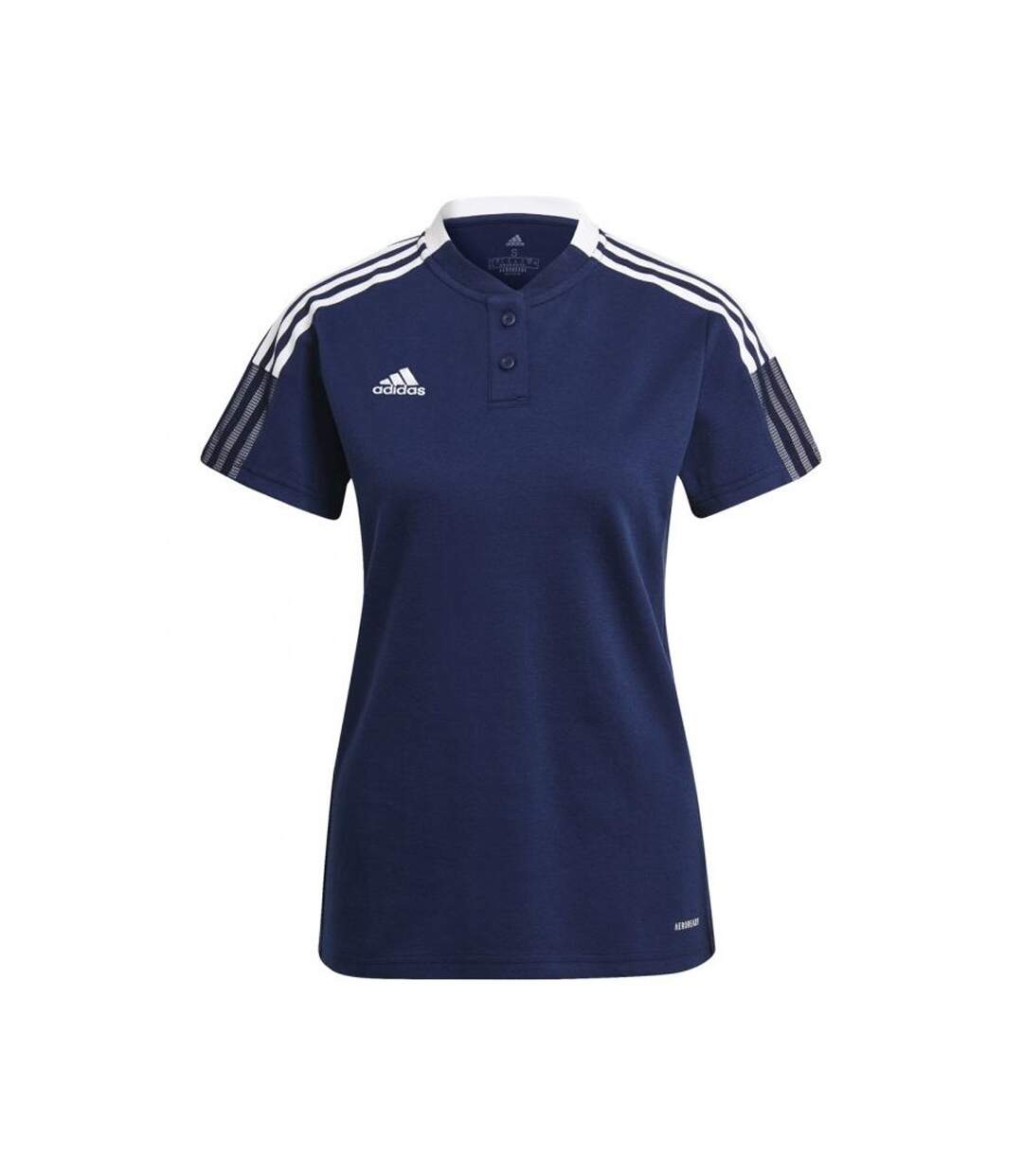 Polo Tiro Femme Bleu Marine Adidas-1