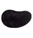 Tapis Déco Ovale en Laine Enard 175x290cm Noir-1