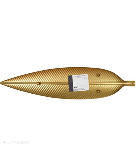 Vide poche feuille dorée collection GOLD