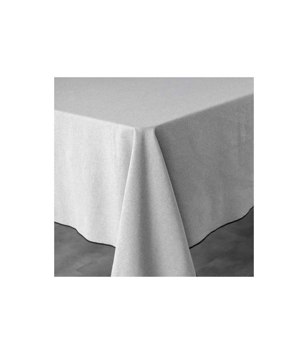 Nappe en Coton Mistraline 140x240cm Gris Chiné-2
