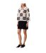 Polo Motif/style Crochet Anaya Femme Noir Crème Edited-1