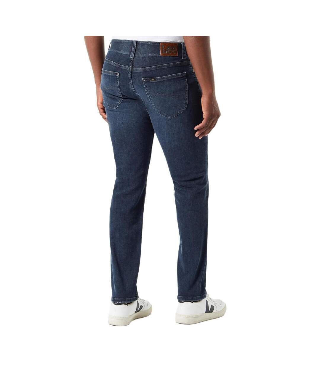 Jean straight fit bleu homme lee executive-2
