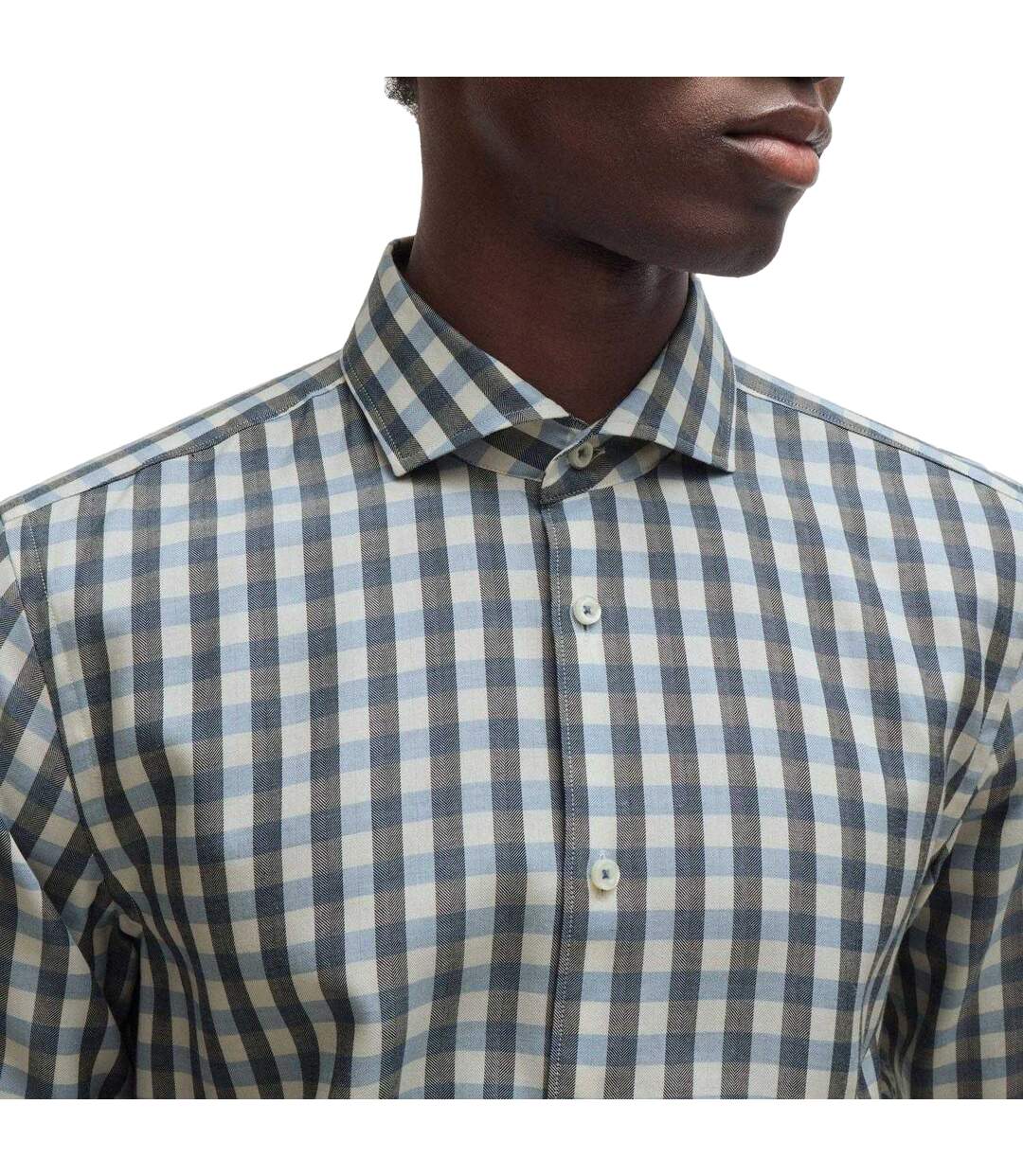 Chemise C-hal Homme Bleu Boss-4