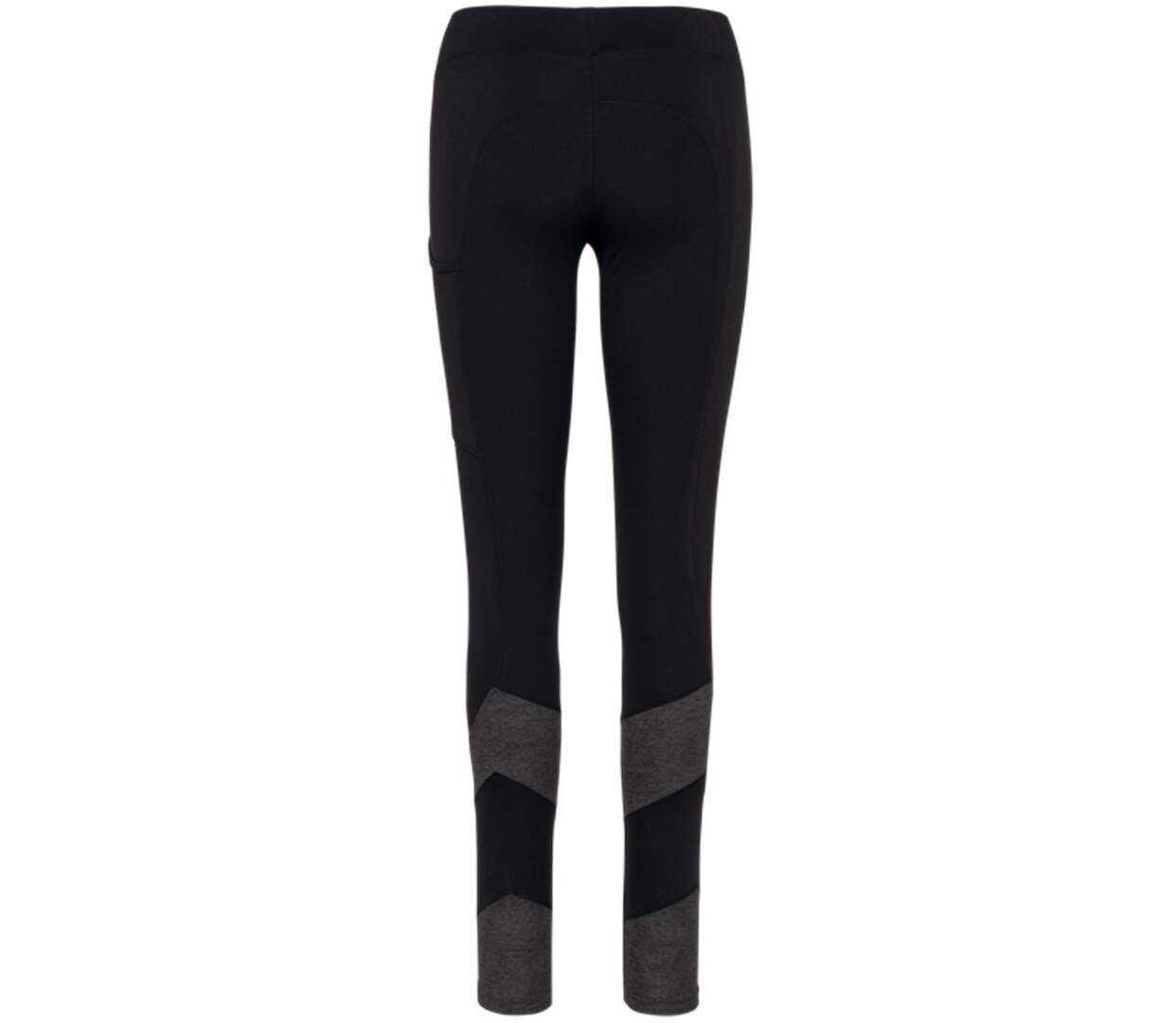 Legging de padel - Femme - PA1016 - noir et gris-3